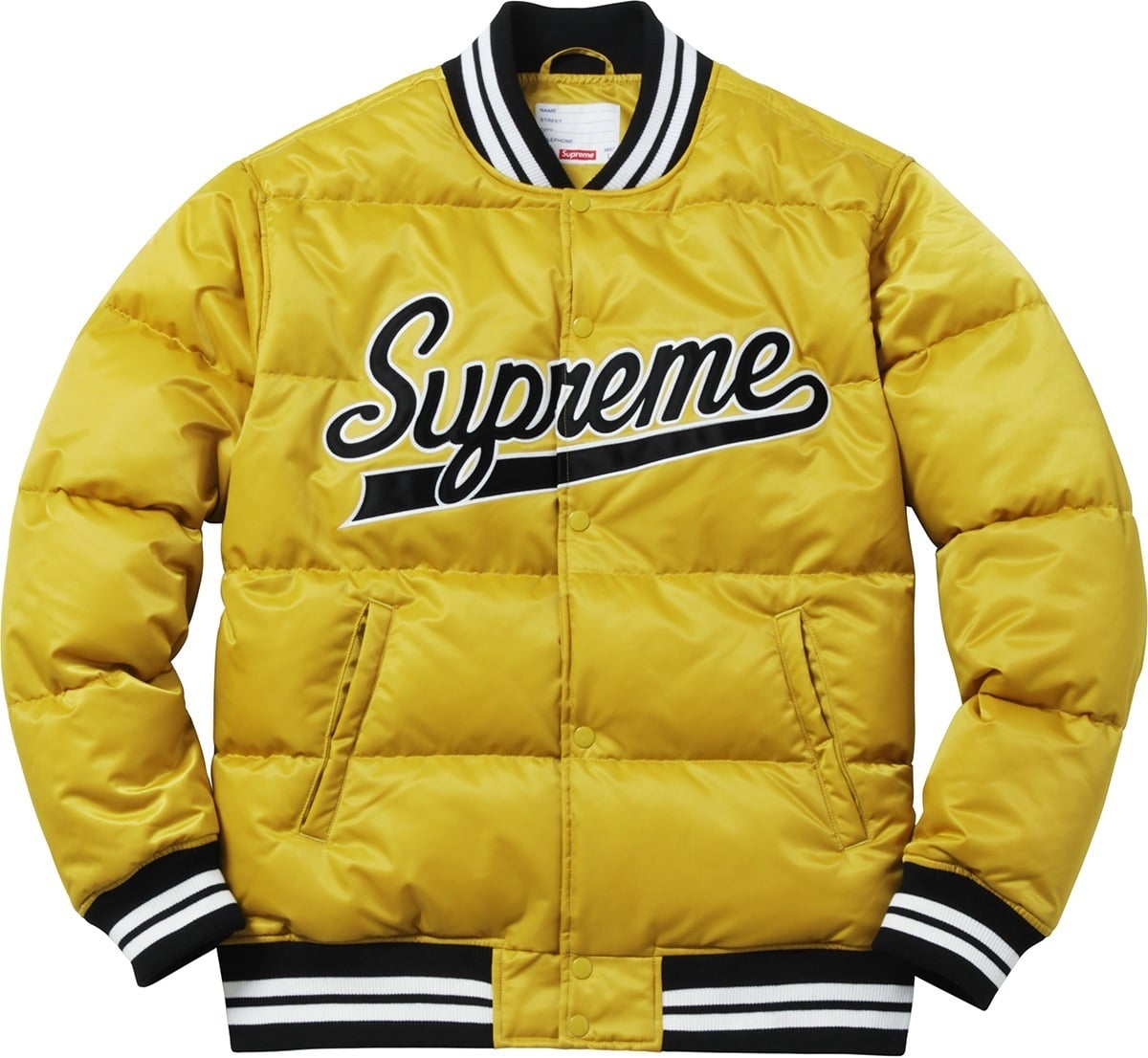Script Varsity Puffy Jacket view 2